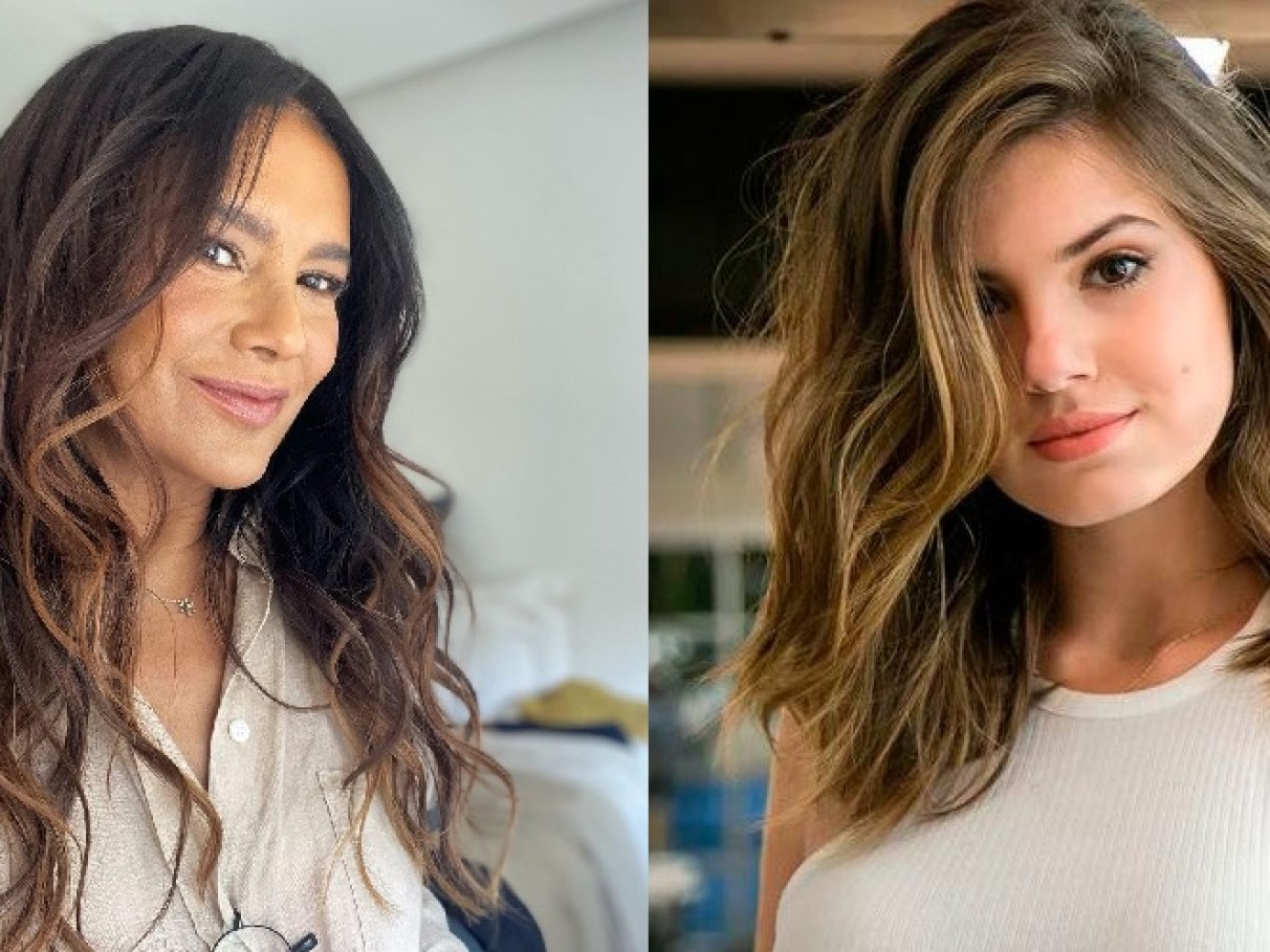 corte long bob para rosto redondo cacheado