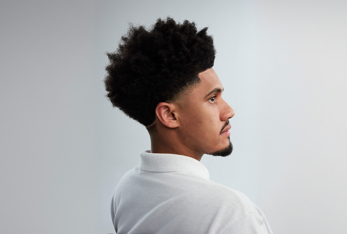 manutenção cabelo crespo masculino