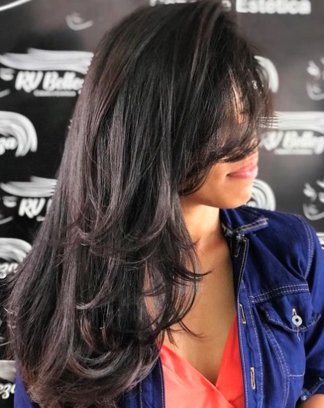 corte medio repicado com franja versus corte em camadas qual escolher