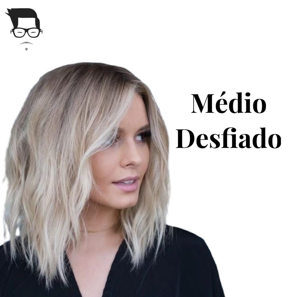 melhores cortes de cabelo medio repicado com franja para 2024