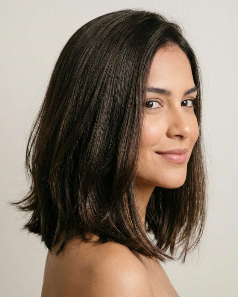 corte de cabelo feminino liso