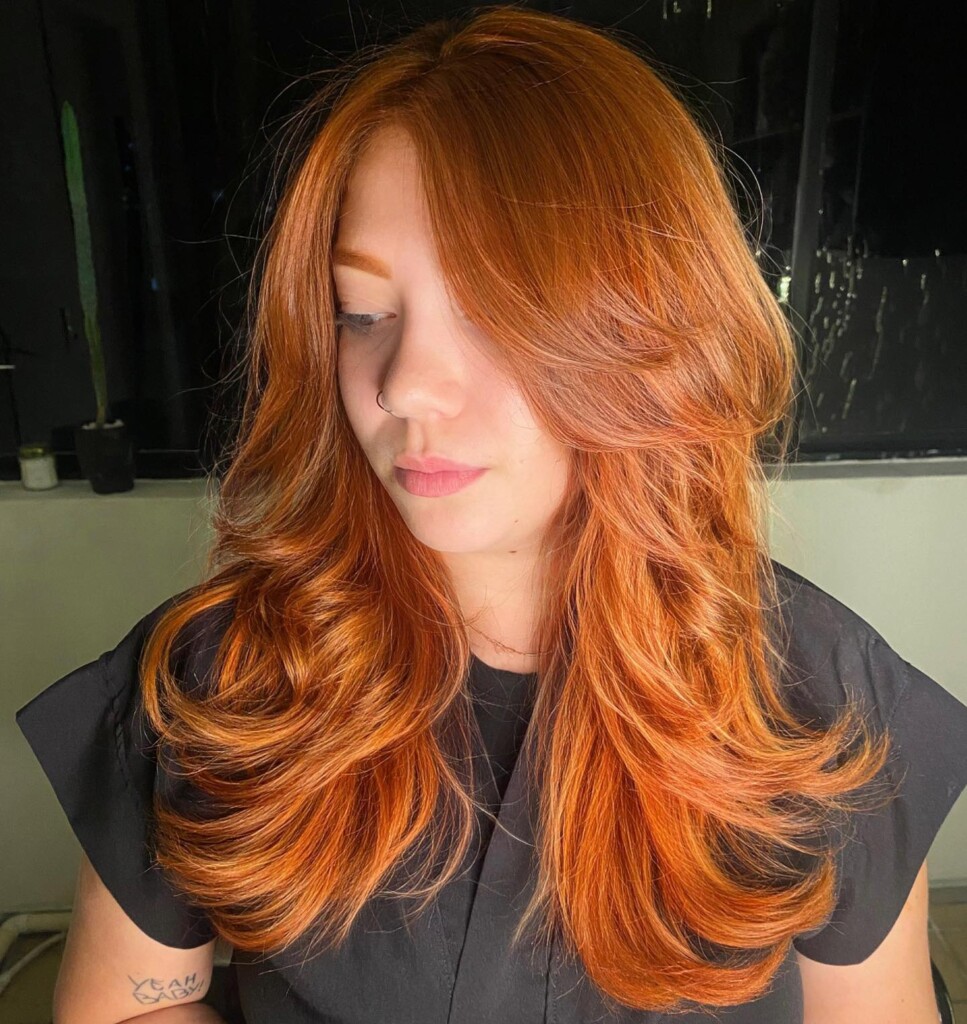 corte degradê vs corte em camadas longo