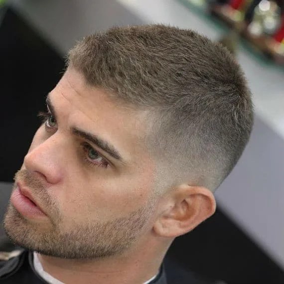 Degradê masculino cabelo fino curto