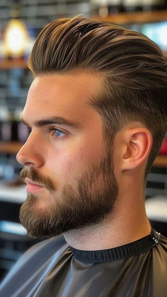 corte masculino cabelo liso