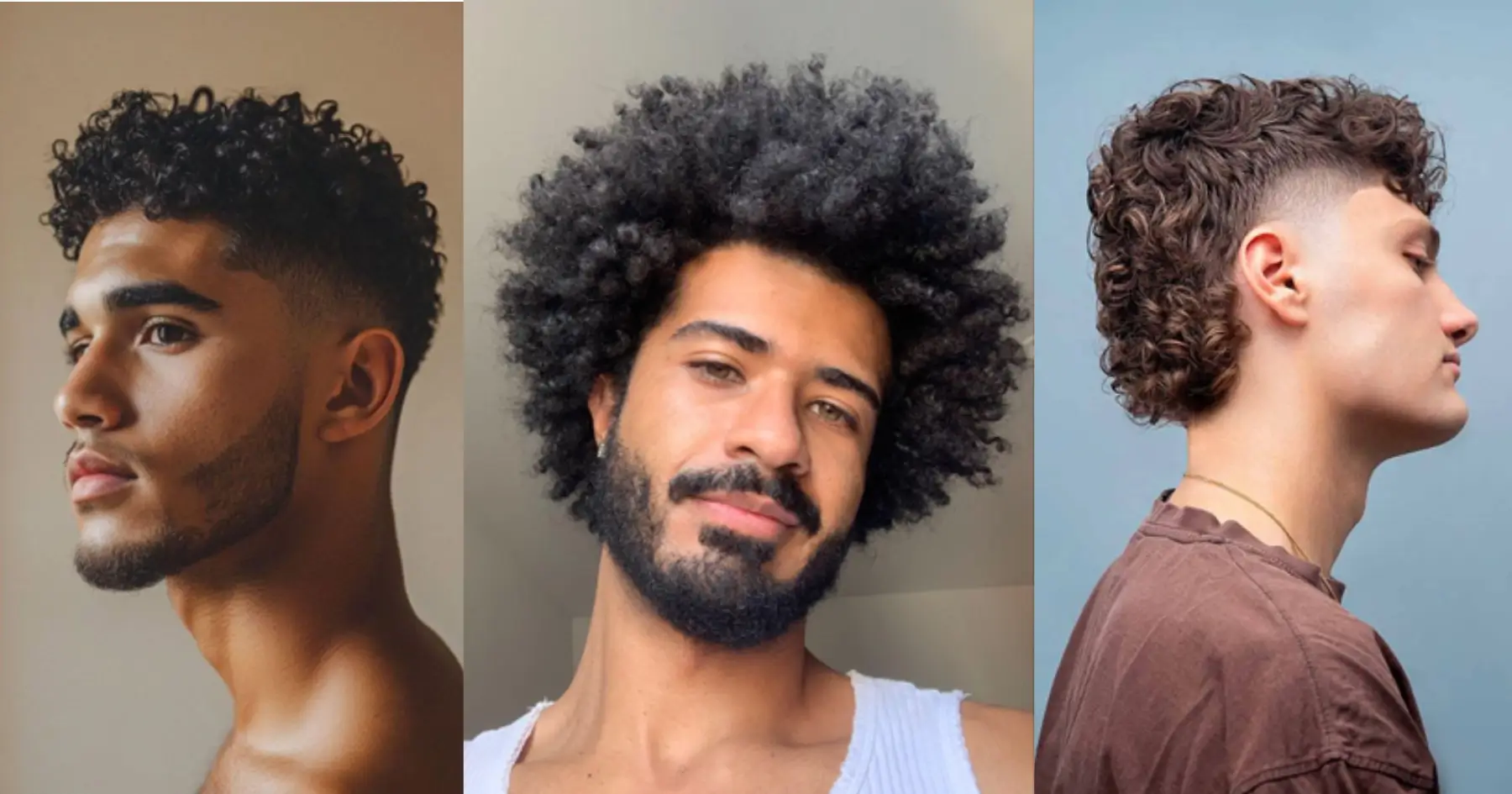 corte degradê masculino crespo