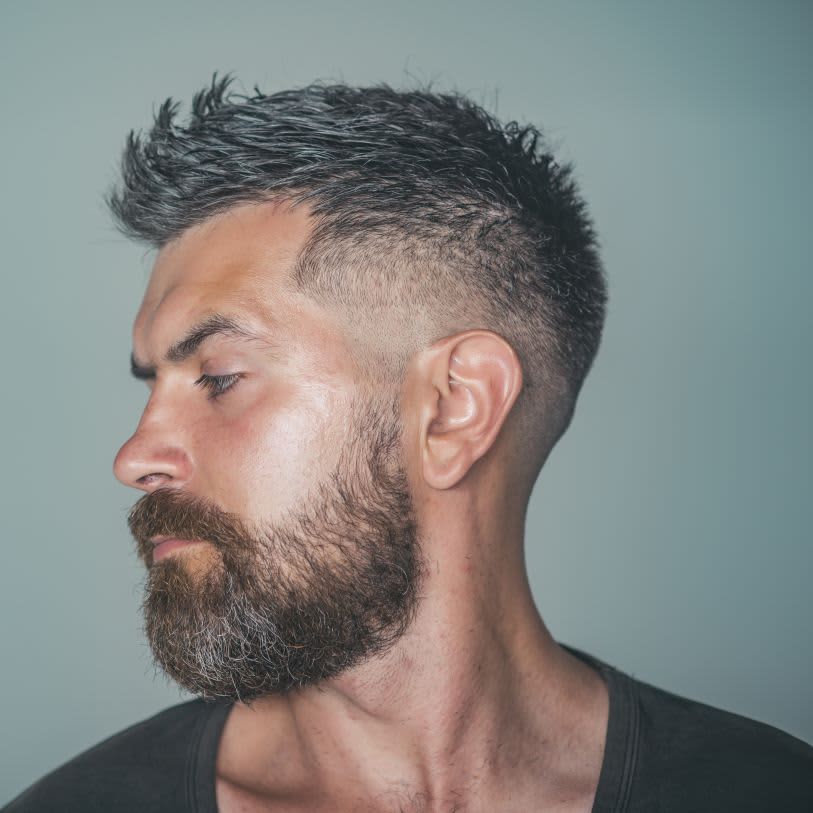 manutenção corte degradê masculino