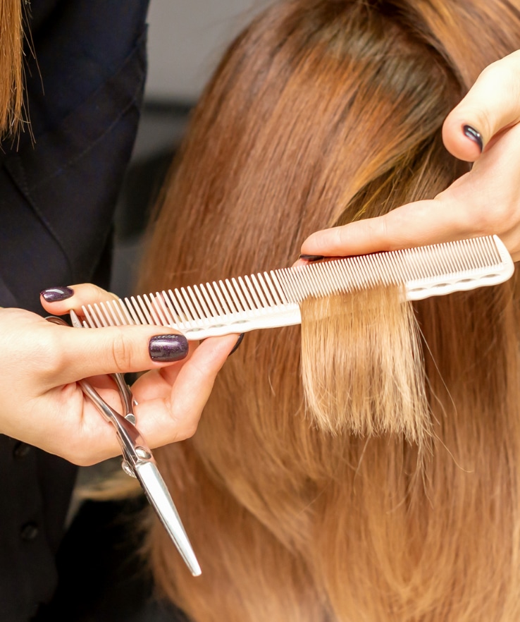 corte em camadas cabelo longo
