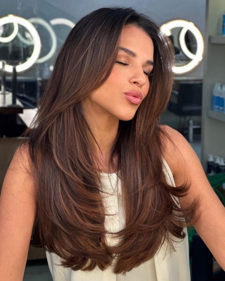 cortes para cabelo longo com muito volume