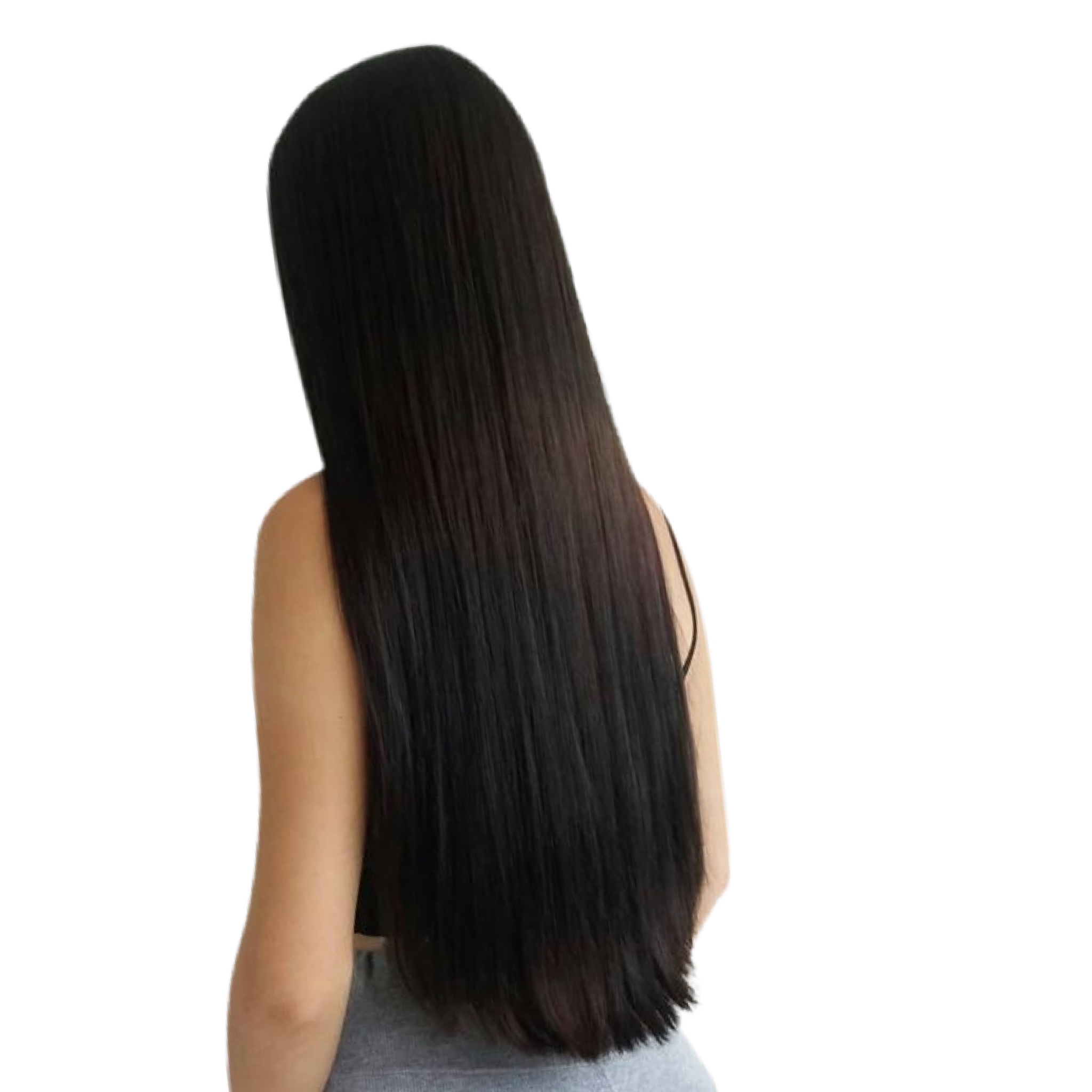 blunt cut cabelo longo