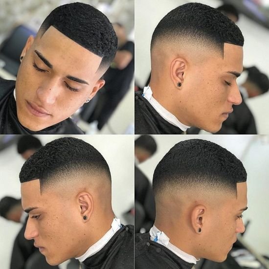buzz cut fade