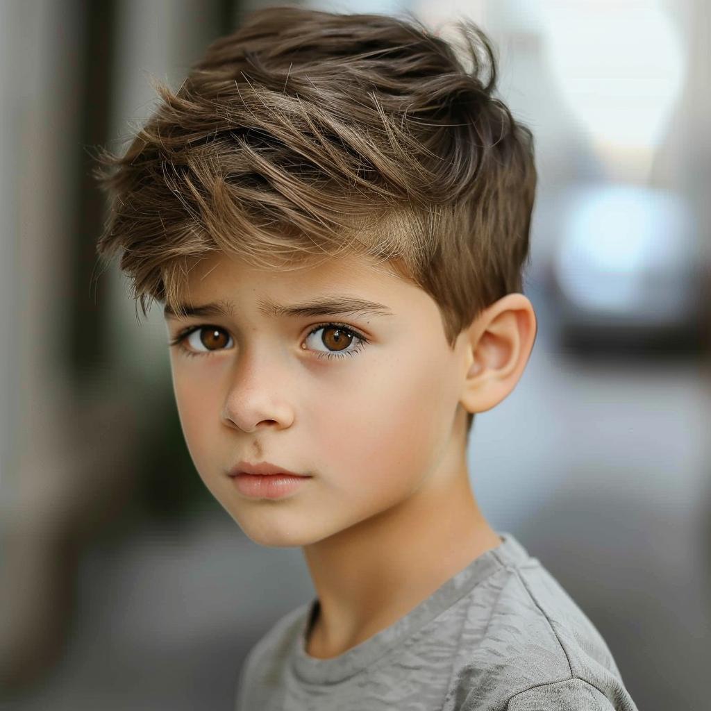 tendências corte de cabelo menino