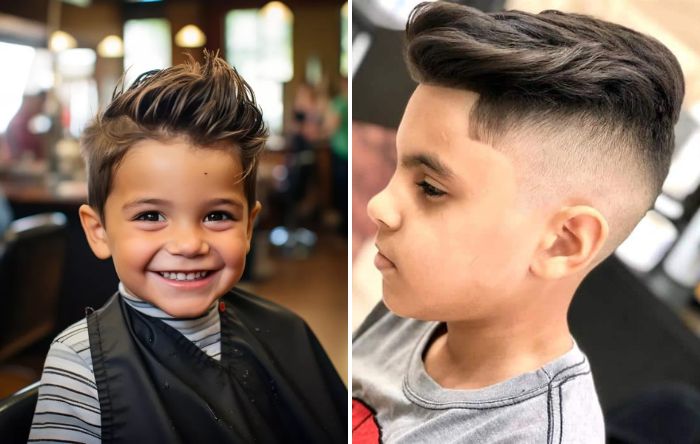 corte de cabelo infantil para bebê