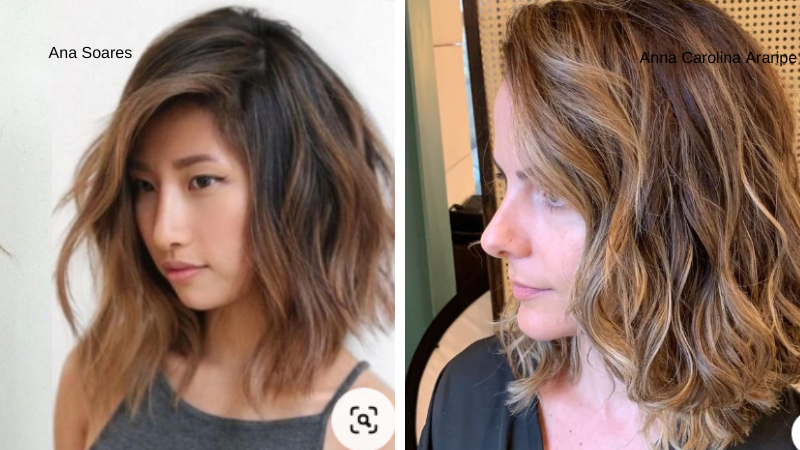 long bob vs chanel de bico para rosto redondo