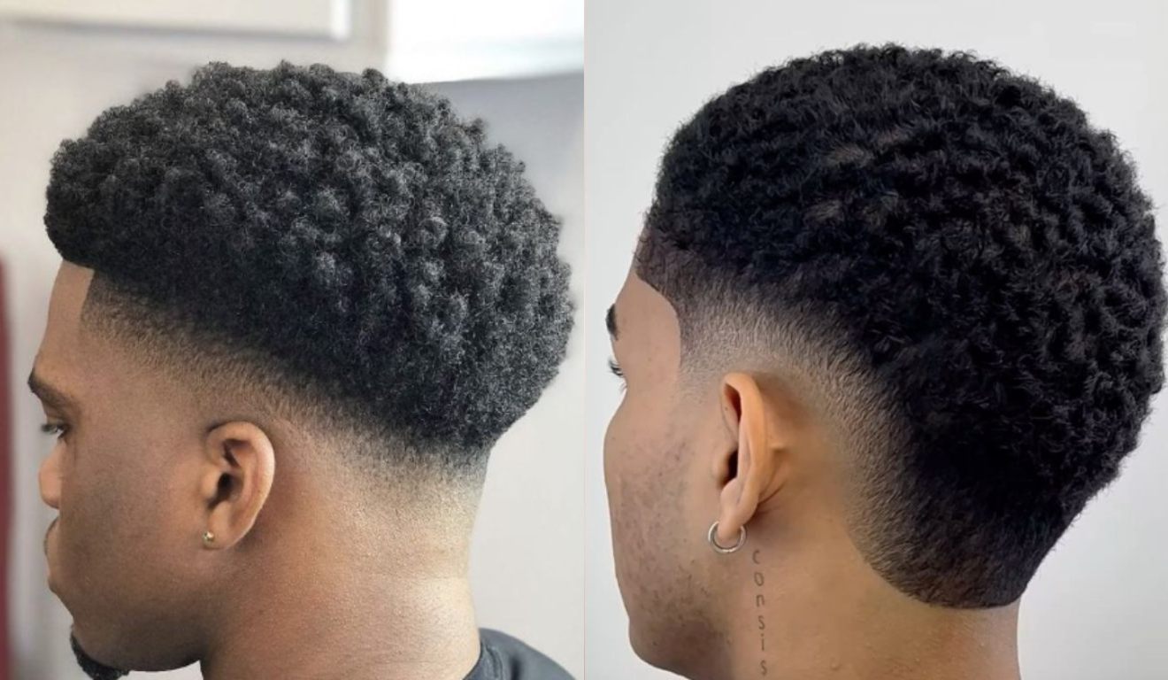 corte coração cabelo cacheado masculino
