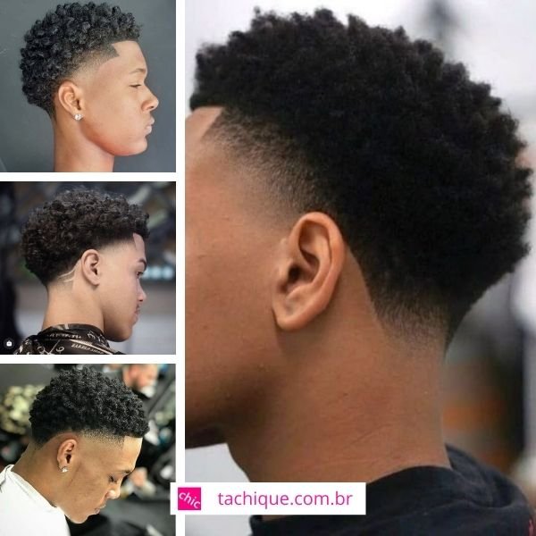 fade vs black power qual corte crespo masculino escolher
