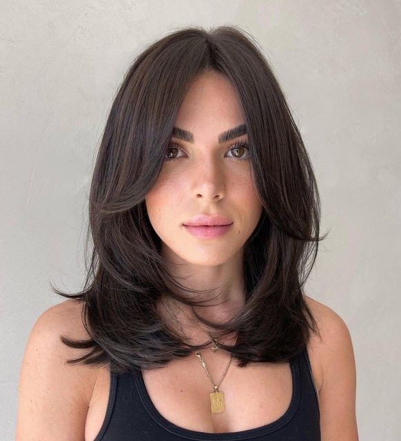 cortes de cabelo liso repicado