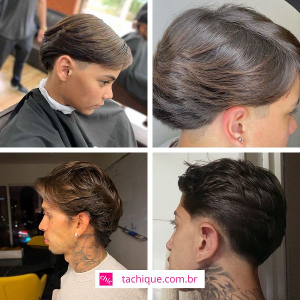 cortes para cabelo liso masculino grande