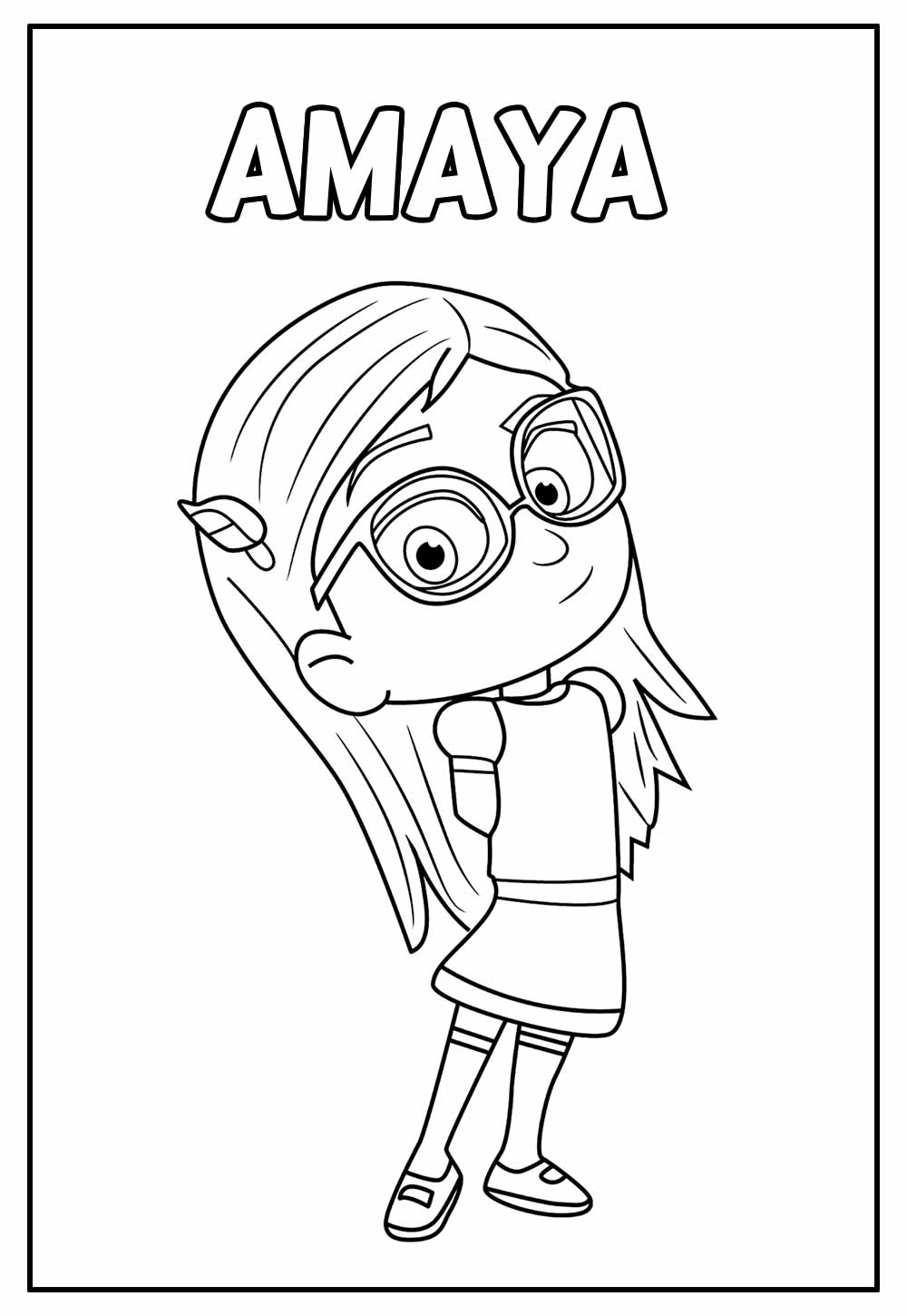 desenho Corujita para pintar