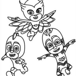 PJ Masks desenhos para imprimir