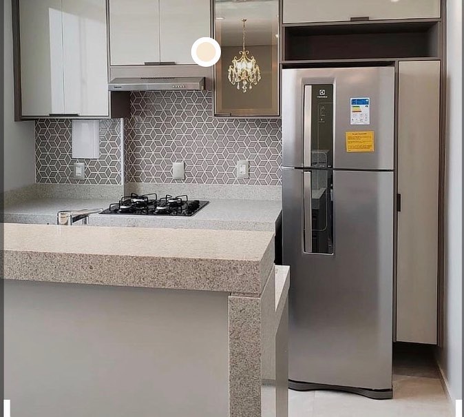 Cozinha Americana Com Pedra De Marmore