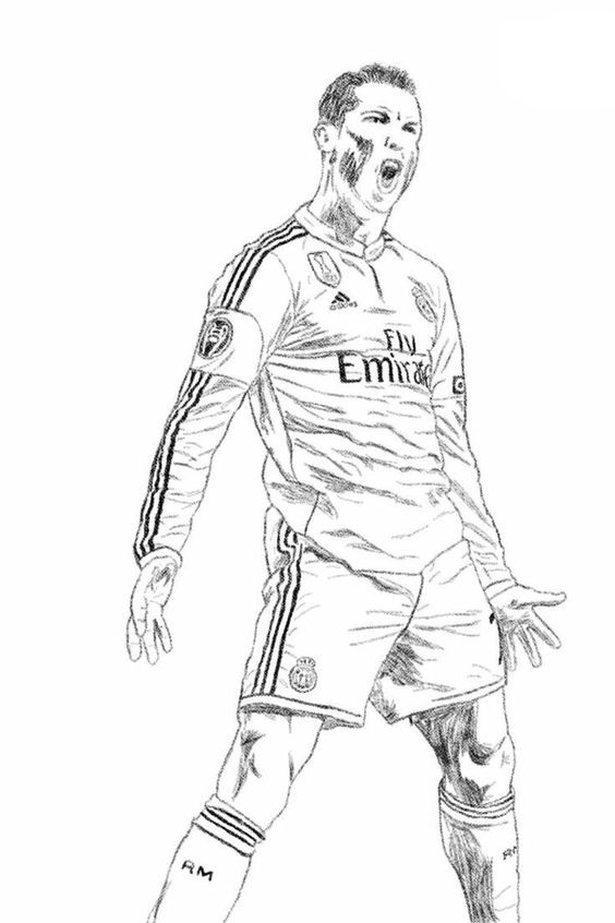 desenhos de craques do futebol