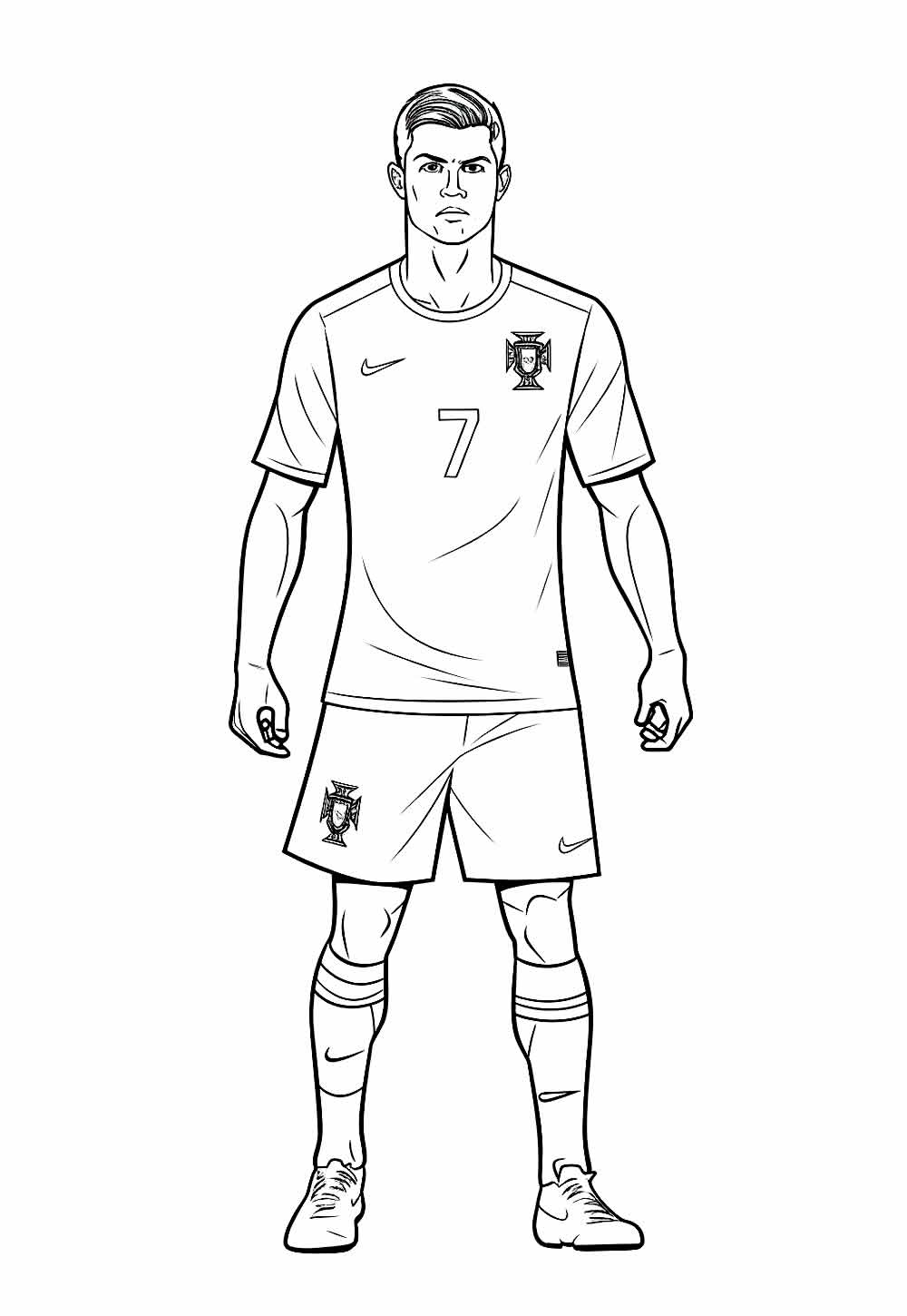 desenhos de futebol para colorir