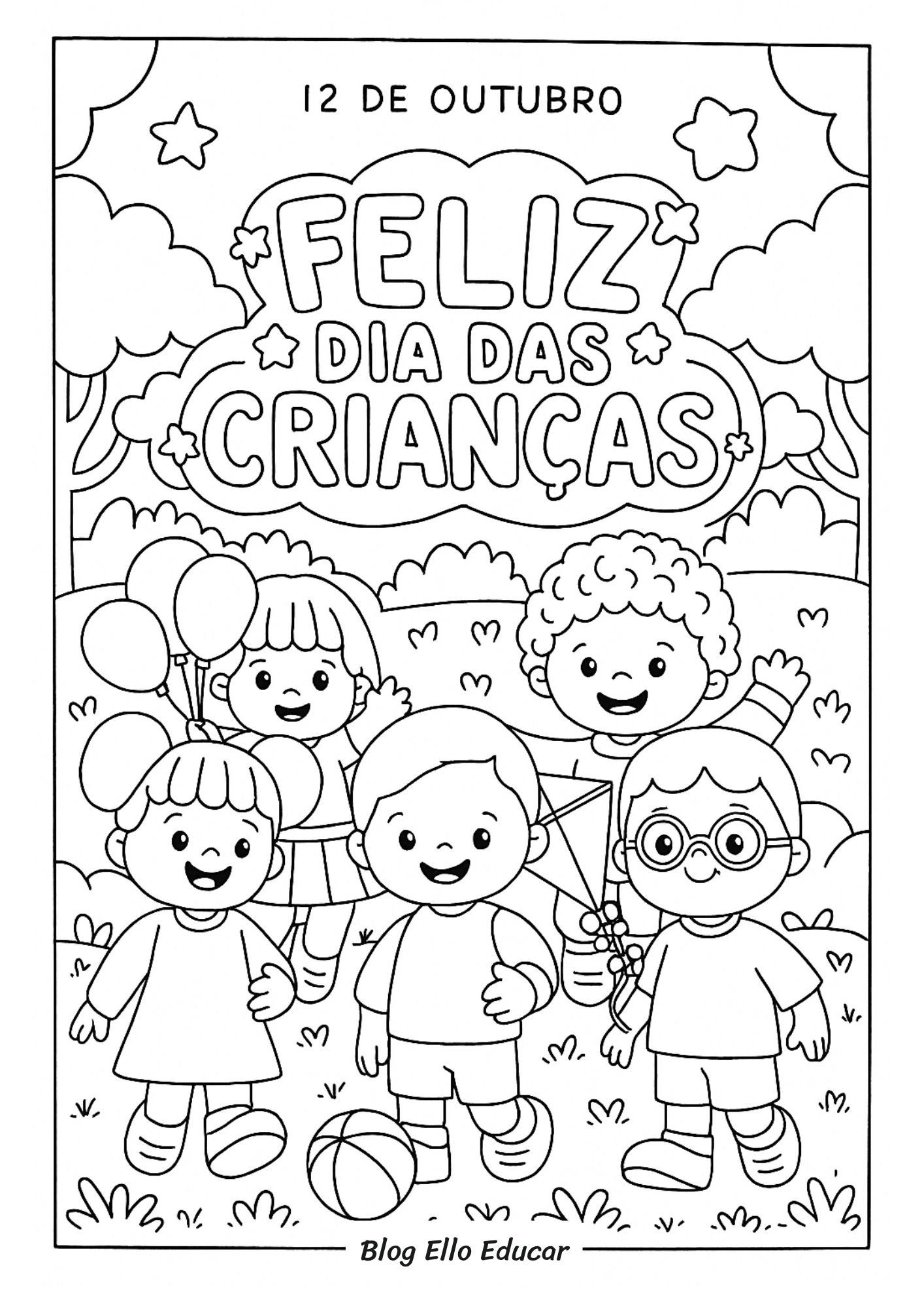 colorir personagens infantis