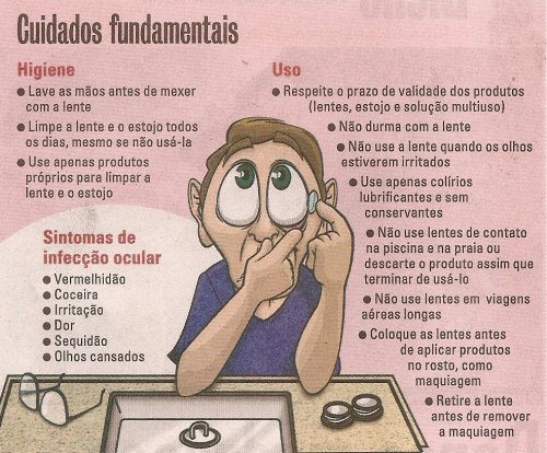 Os 7 erros mais comuns ao usar lentes de contato e como evitá-los