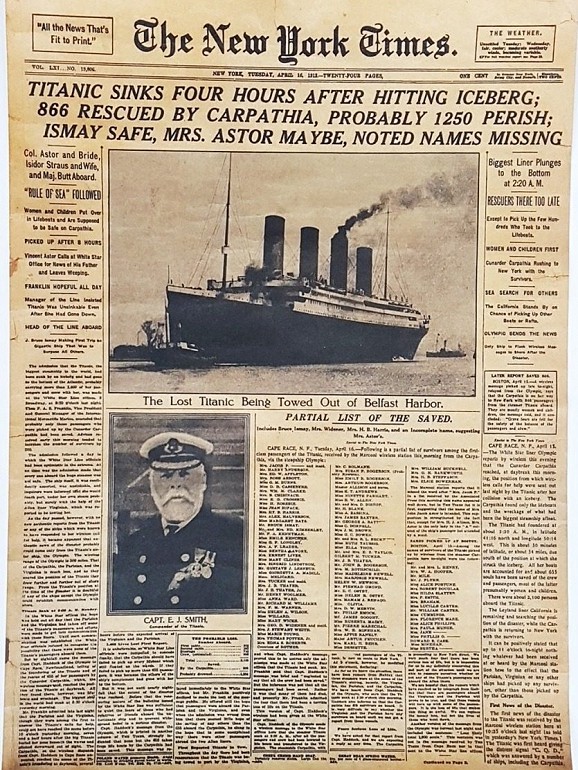 curiosidades sobre o titanic