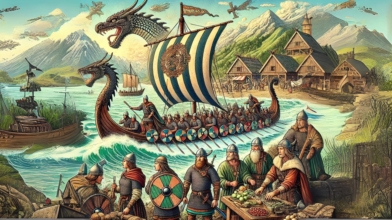 contribuições vikings para a história