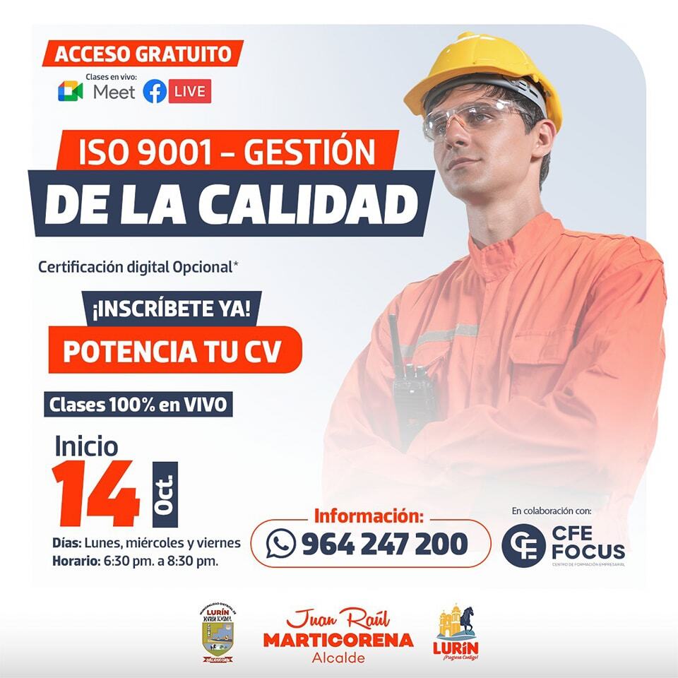 curso 9001 gratuito