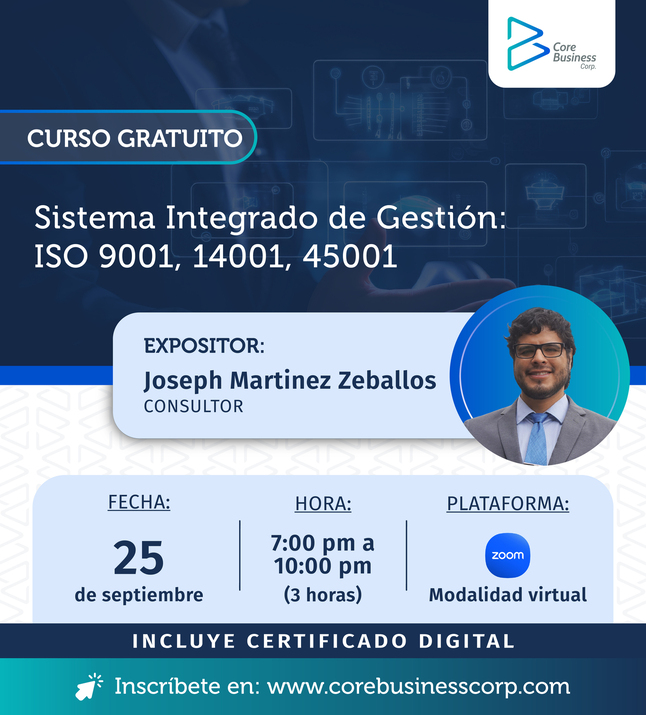 treinamento gratuito ISO 9001 2015