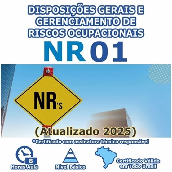 obrigação curso NR1 empresa