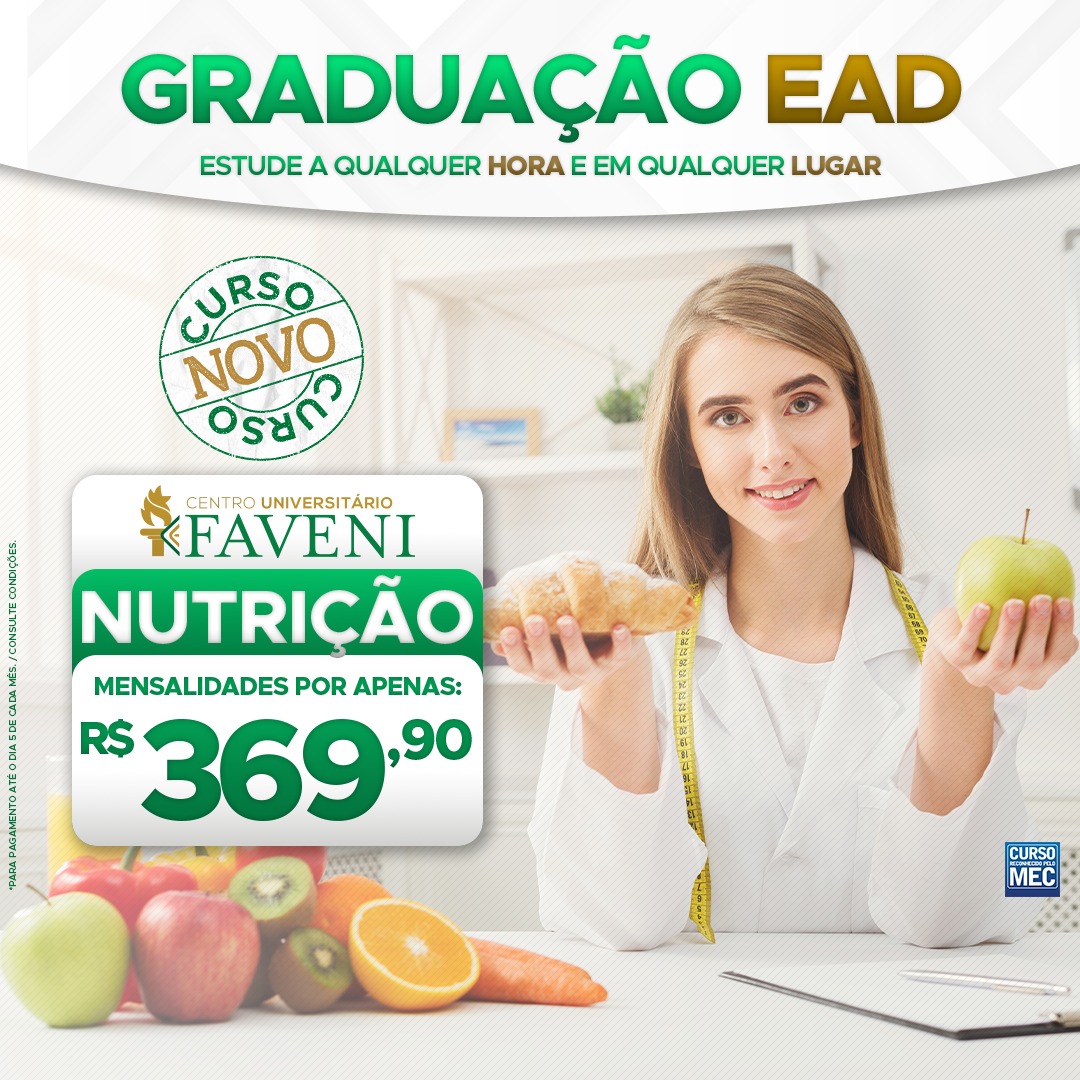 curso nutrição ead
