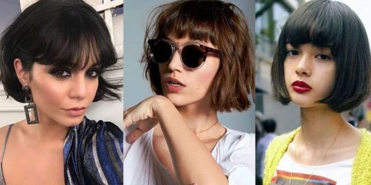 como economizar na manutenção cabelo curto franja longa