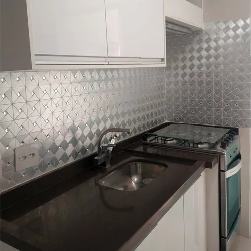 decoração de cozinha com pastilhas adesivas