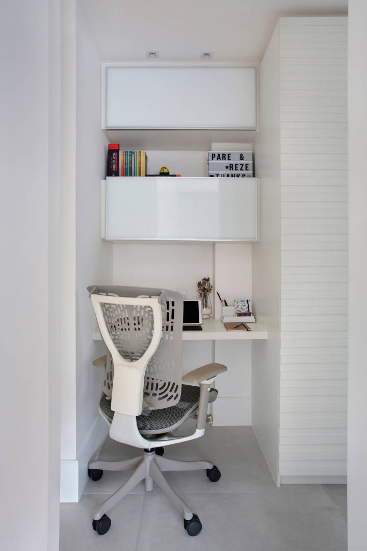 melhor iluminação para escritório em casa pequeno