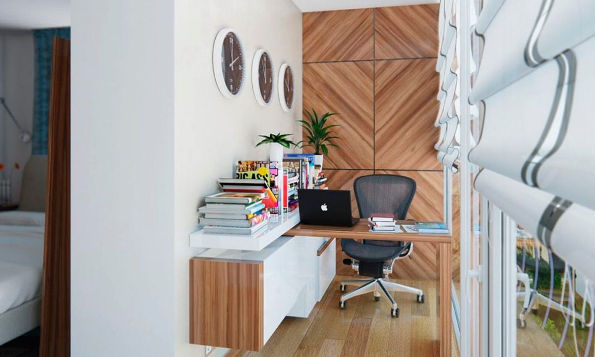 decoração de escritório em casa pequeno