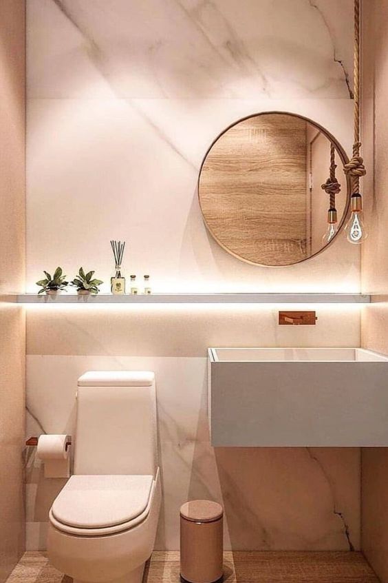 ideias para lavabo pequeno sofisticado