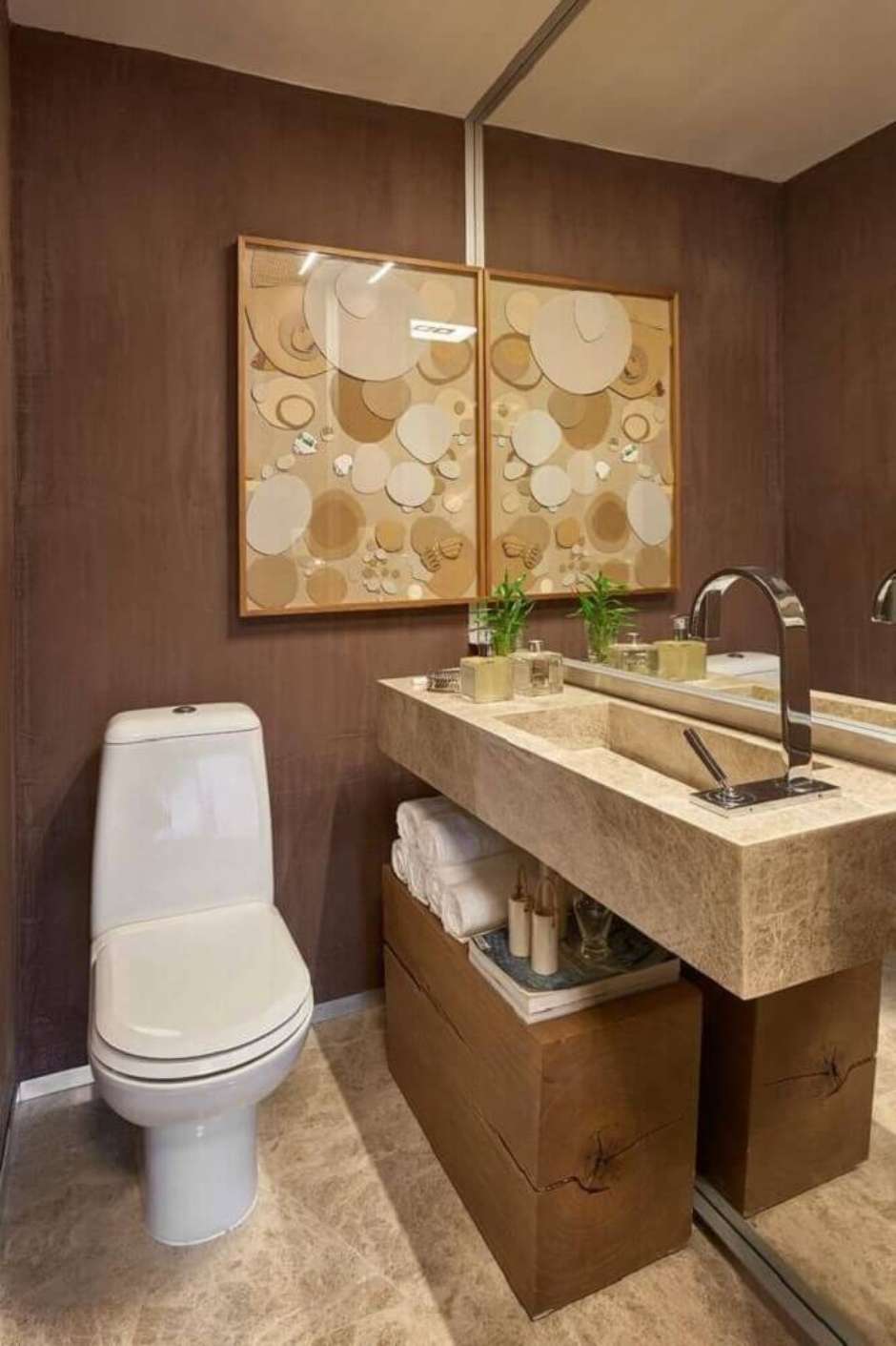 como decorar lavabo pequeno e elegante