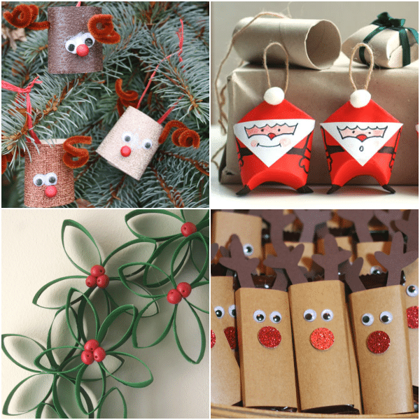 decoração de natal com material reciclado