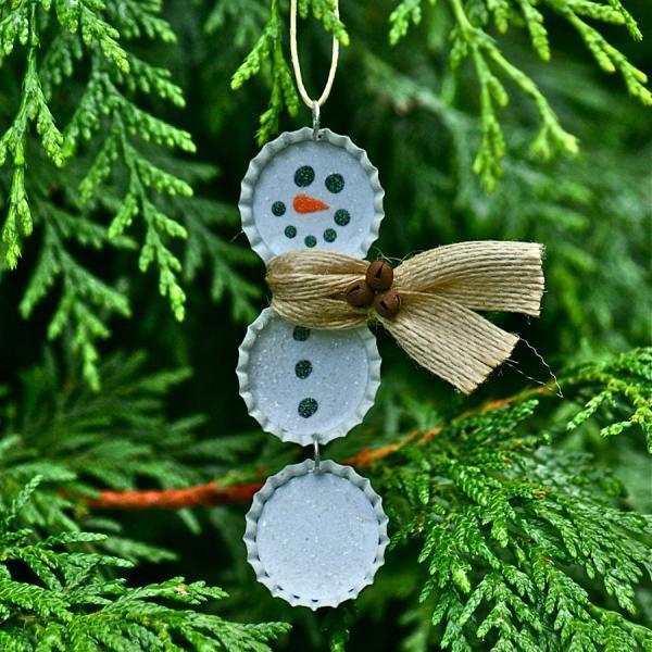 decoração de natal com material reciclado