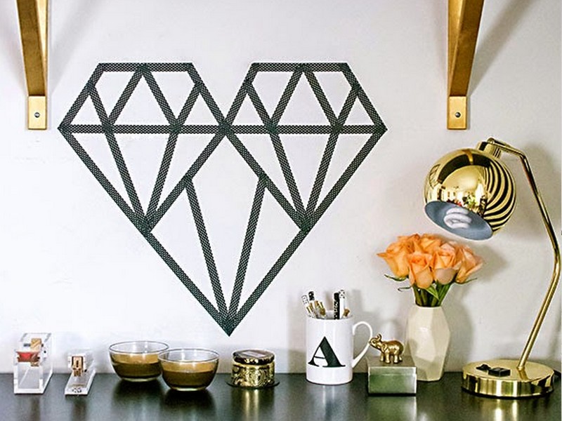 Decoração Minimalista e Barata: O Poder da Fita Isolante na Sua Casa