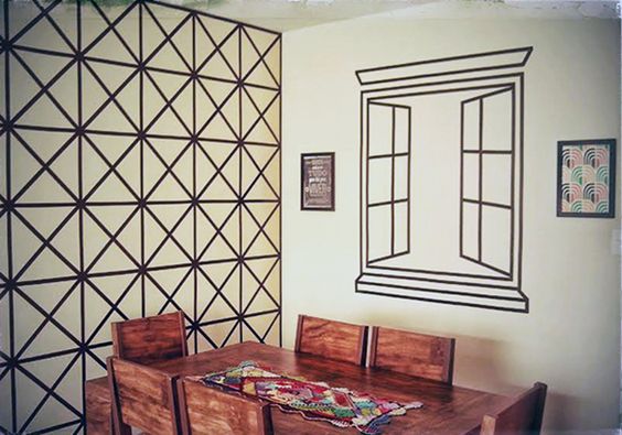 Transforme o Quarto das Crianças com Desenhos de Fita Isolante: Passo a Passo