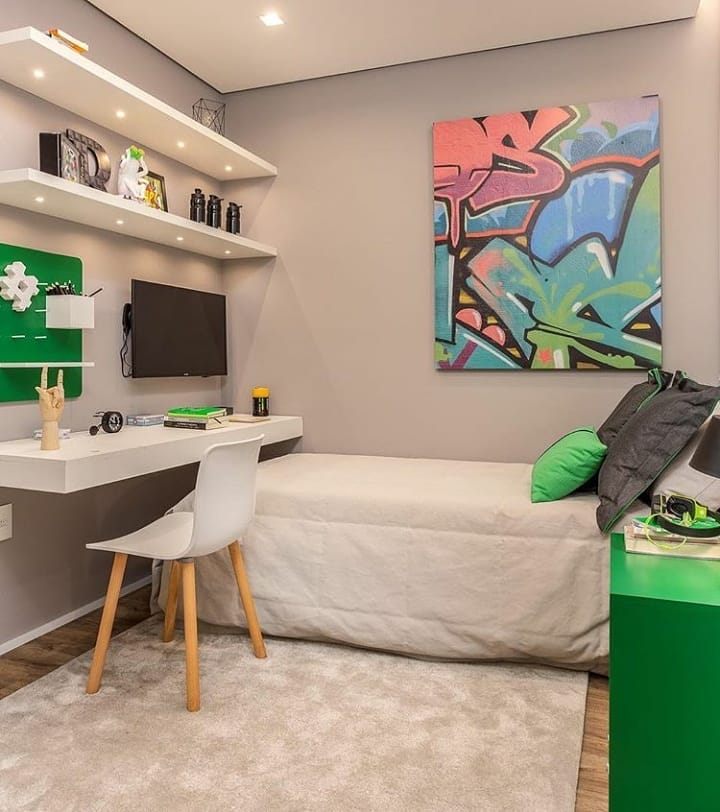 ideias quarto jovem gamer