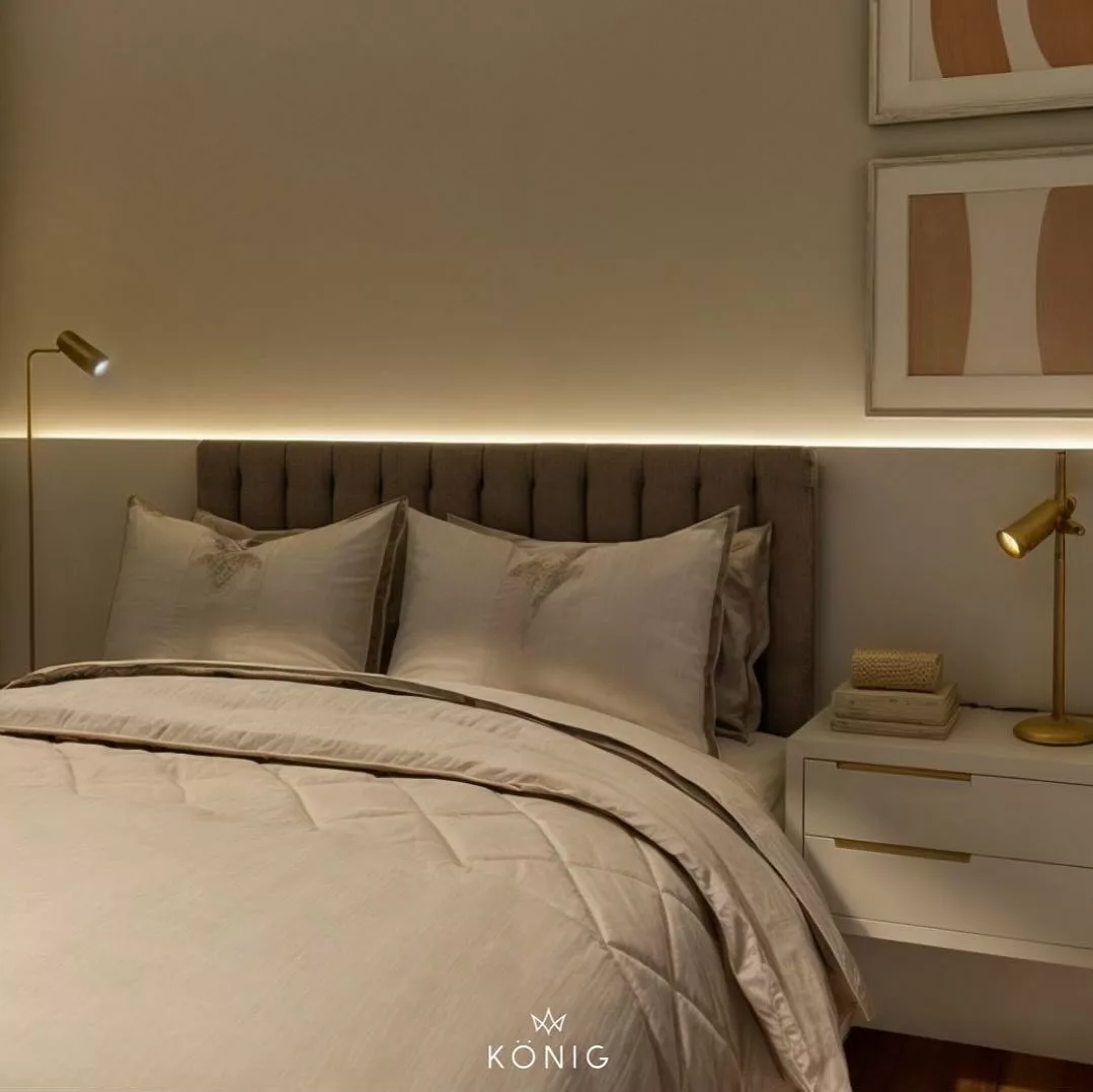 automação de iluminação led para quarto