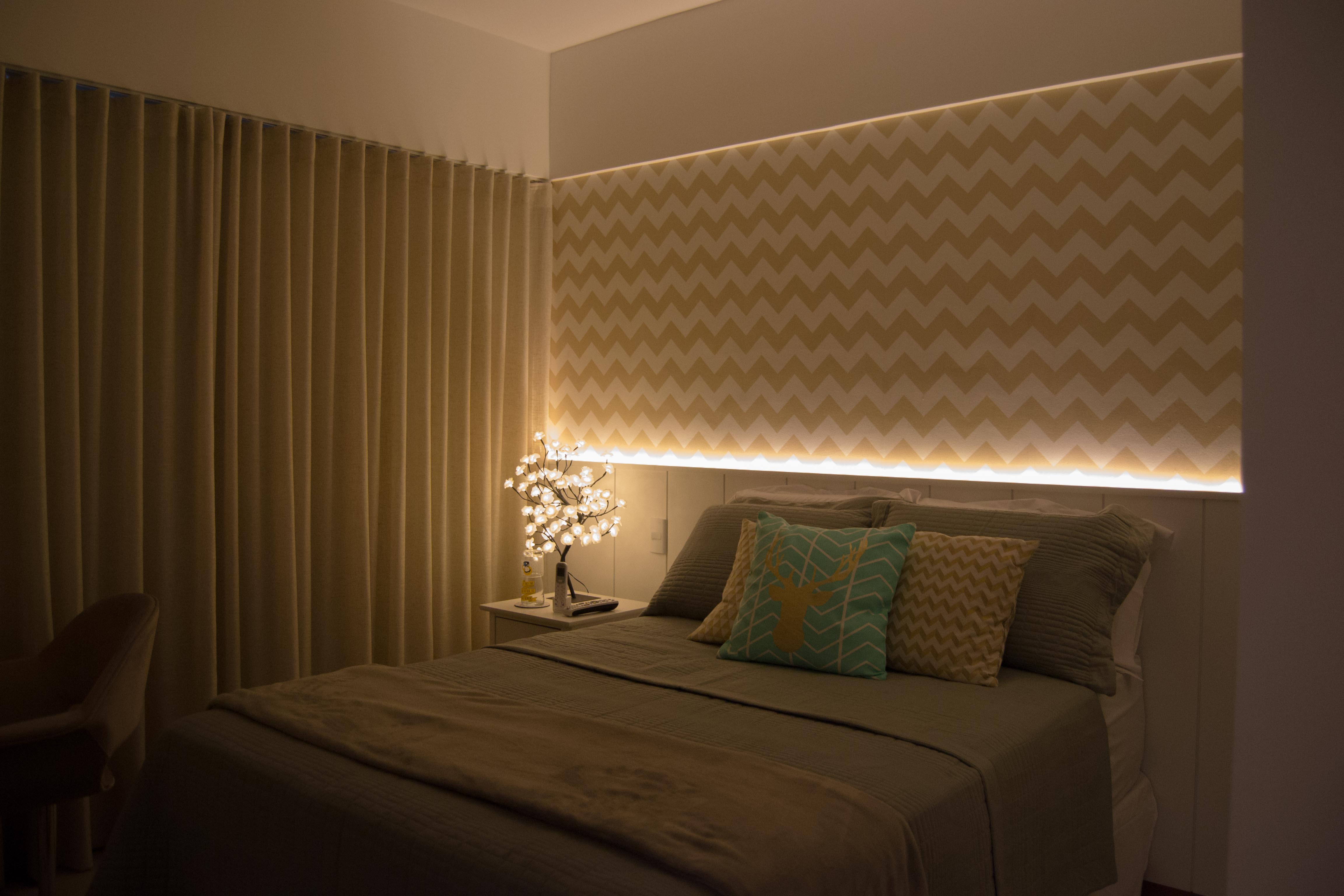 sancas de gesso com iluminação led