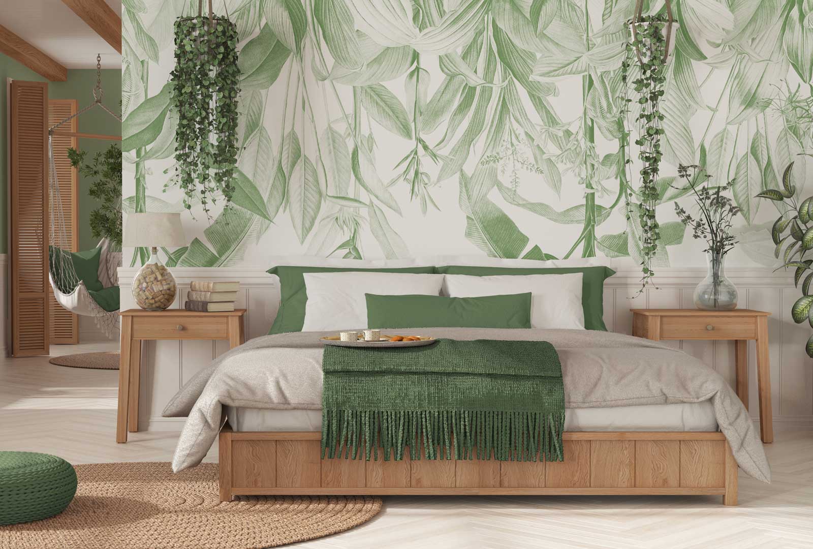 como usar papel de parede em ambientes pequenos