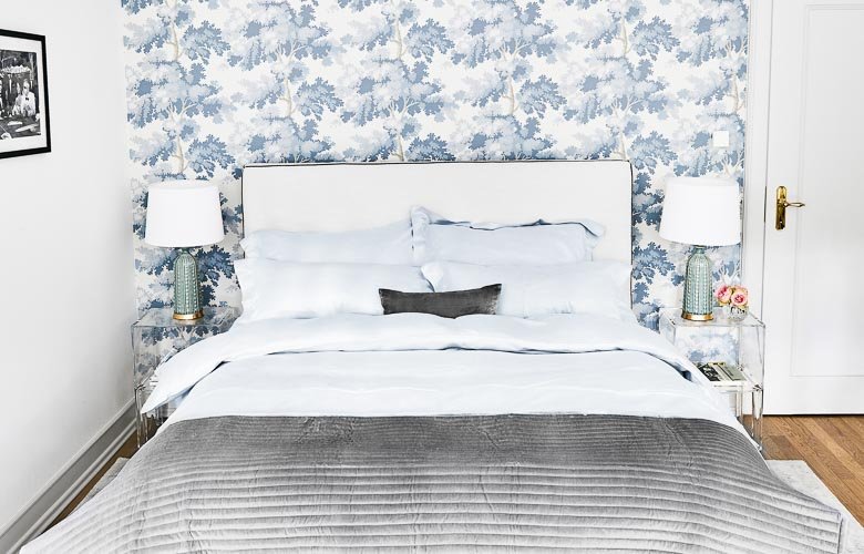 papel de parede para quarto de casal moderno