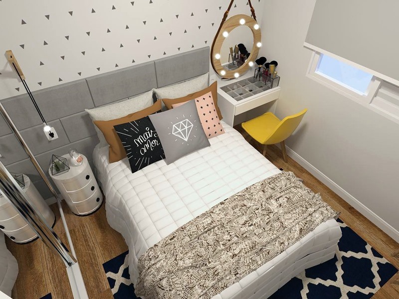 Penteadeira Suspensa: A solução ideal para quartos pequenos